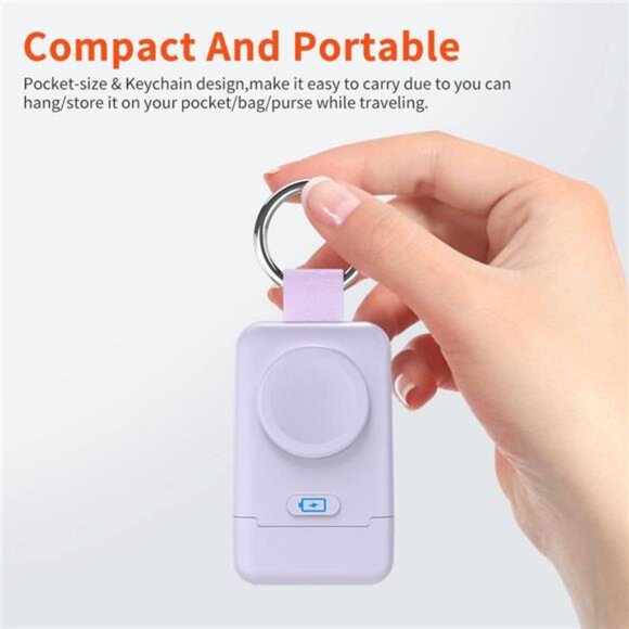 Portable Wireless Charger for Apple Watch,HUOTO iWatch Charger 1400mAh Smart - Picture 5 of 7